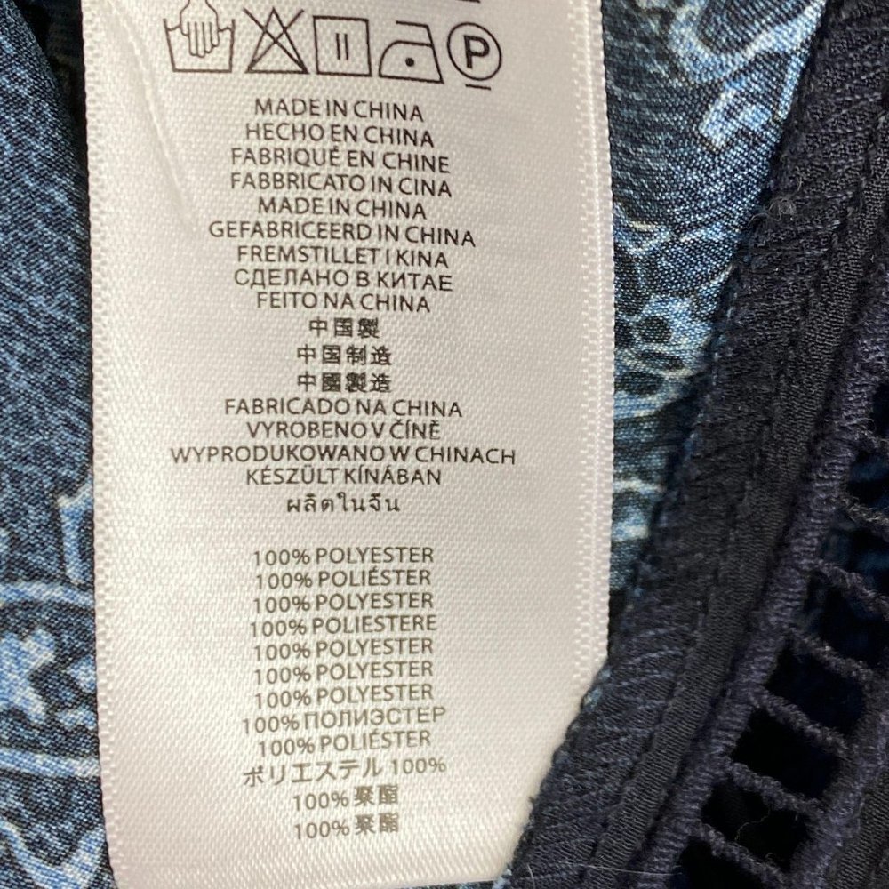 Michael Kors Pattern Blue Blouse - image 4